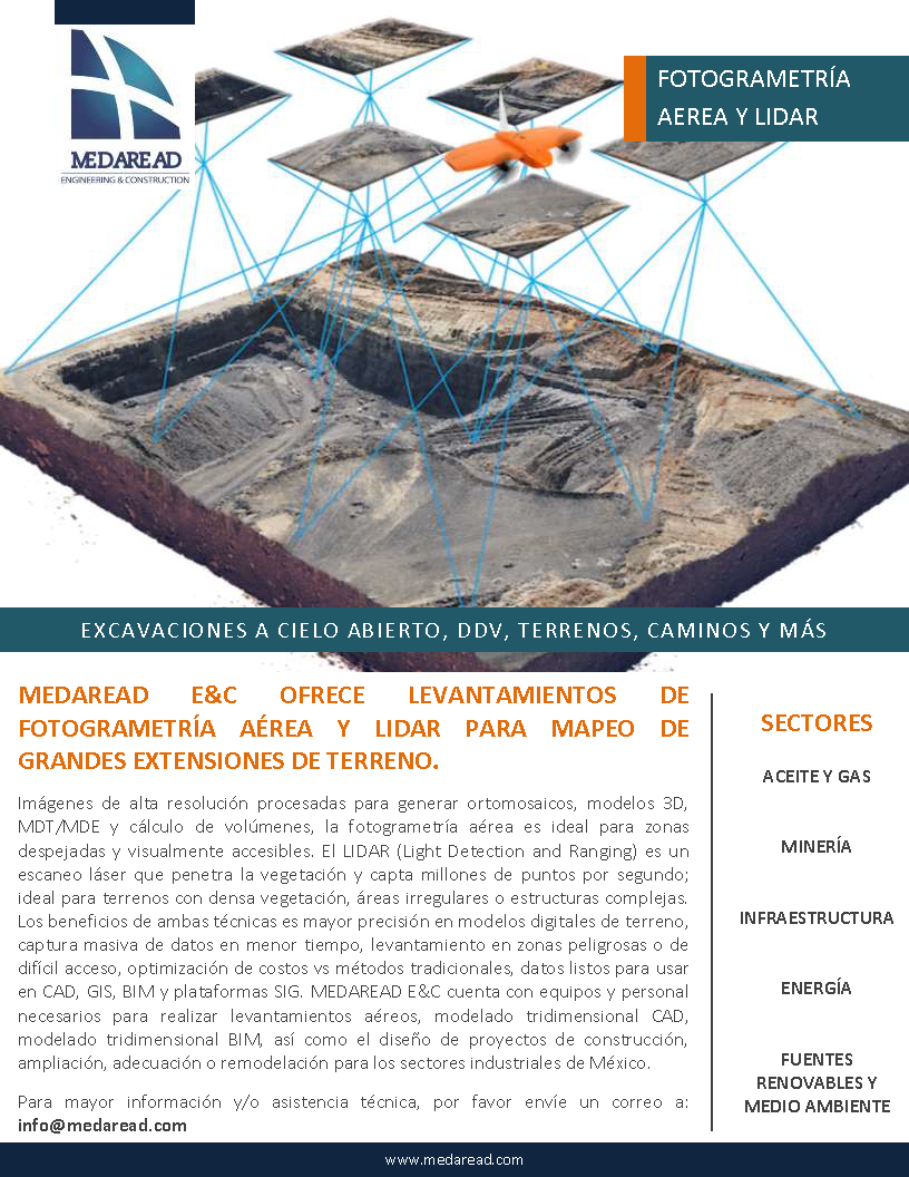 Fotogrametría Aérea y LIDAR
