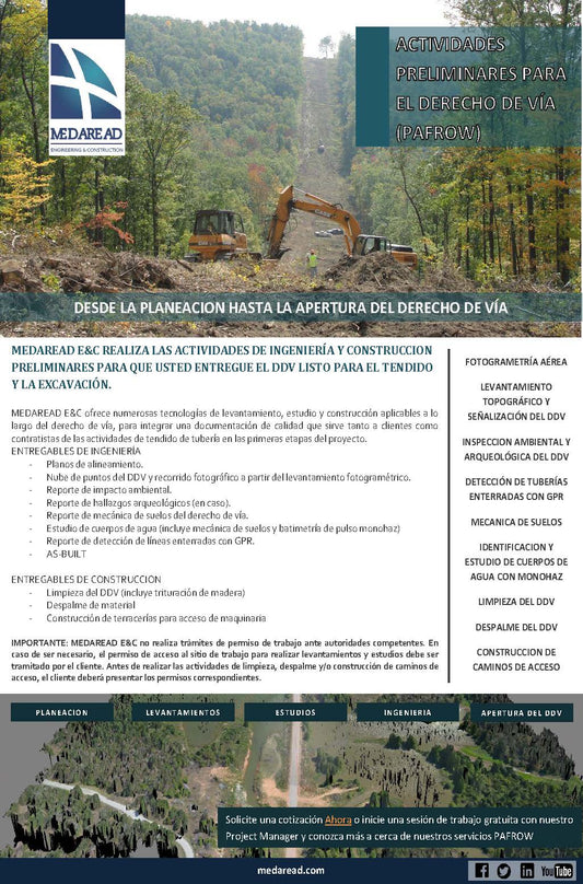 Preliminary Activities for Right-of-Way